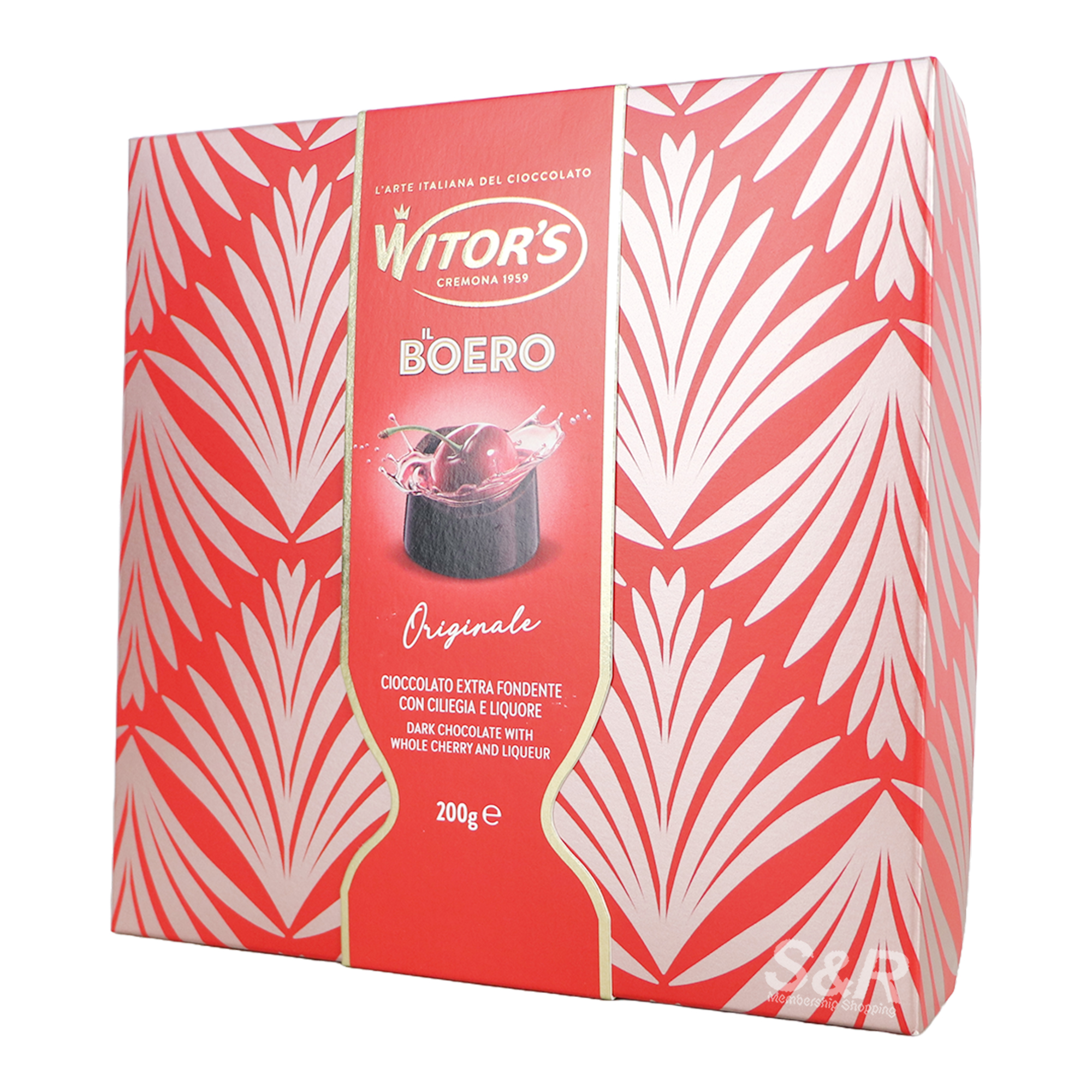 Witor's Boero Dark Chocolate Box 200g Witor's Boero Dark Chocolate Box 200g